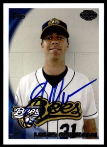 2010 Topps Pro Debut Baseball Louis Coleman Auto Burlington Bees #249 Signed