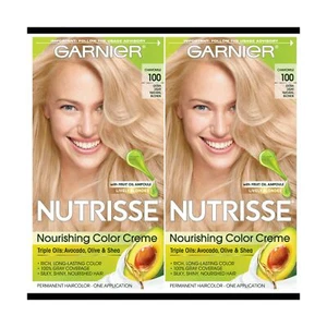 Garnier Hair Color Nutrisse Nourishing Creme 100 Extra-Light Natural Blonde 2 c - Picture 1 of 7