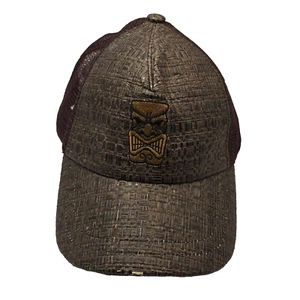 Hawaiian Headwear Brown Paper BEACH TRUCKER Cap Summer Surf Sun Gym Baseball Hat - Picture 1 of 5