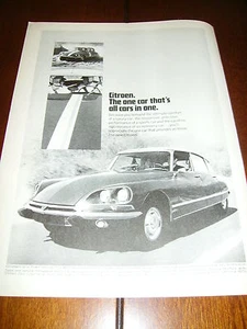 1969 CITROEN ORIGINAL VINTAGE AD - Picture 1 of 1