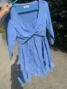 Braintree Blue Dress M - Picture 1 of 4