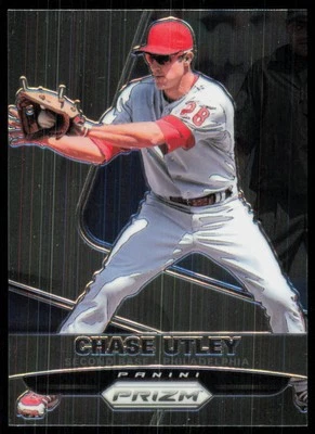 2015 Panini Prizm Chase Utley Philadelphia Phillies #41 - Imagem 1 de 2