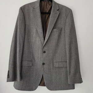 Blazer uomo Lauren Ralph Lauren misto lana cashmere spina di pesce 2 bottoni 42L - Foto 1 di 11
