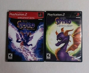 Legend of Spyro The Eternal Night & A New Beginning PlayStation 2 PS2 Tested ✔️ - Picture 1 of 7