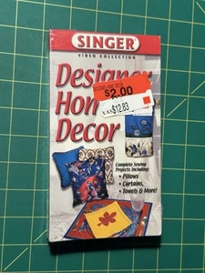 Singer Video Collection - Designer Home Decor (VHS) - Picture 1 of 5
