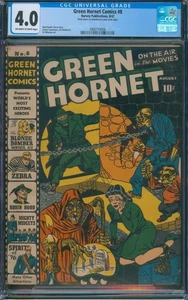Green Hornet Comics #8 (1942) ⭐ CGC 4.0 ⭐ Selten! Golden Age Harvey Comic - Bild 1 von 3