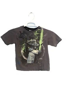 Vintage Star Wars Yoda Jersey T Shirt Youth Boys Size Small - Picture 1 of 9