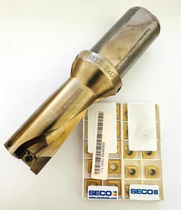 SECO Drill SD522-37-74-40R7 USED + 20 pcs SCGX120408../SPGX11T3-C1.. NEW - Picture 1 of 5