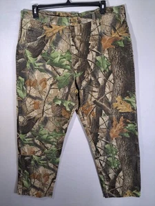 Vintage Wrangler 40x30 Realtree Hardwoods Camo Double Knee Hunting Jeans 97GR1 - Picture 1 of 11
