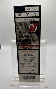 NEW JERSEY DEVILS VS CALGARY TICKET 12/7/2005 - Picture 1 of 4