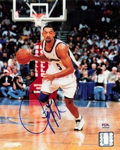 Juwan Howard Wizards Signed 8x10 Photo Autograph PSA/DNA AP42196 - Picture 1 of 1