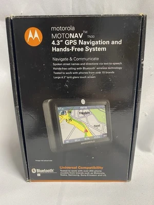 Motorola Motonav TN30 Bluetooth Portable GPSNavigator Bundle 4.3 (Model #89292N) - Image 1 of 4