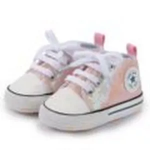 Classic Canvas Baby Shoes Infant Boys Girls Sports Shoes Soft Sole Anti Slip - Picture 1 of 20