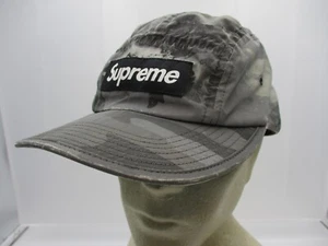 Supreme Hat Cap Gray Urban Camo Panel Reflective Nylon Tactical Techwear Mens - Picture 1 of 11