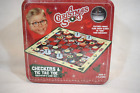 Usaopoly Christmas Story Checkers & Tic Tac Toe In Tin    New  (B1222j)
