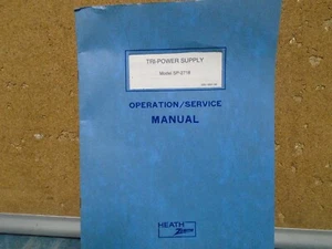 Manual de operación/servicio Heath (Heathkit) Zenith SP-2718 595-1841-06 1976 - Imagen 1 de 3