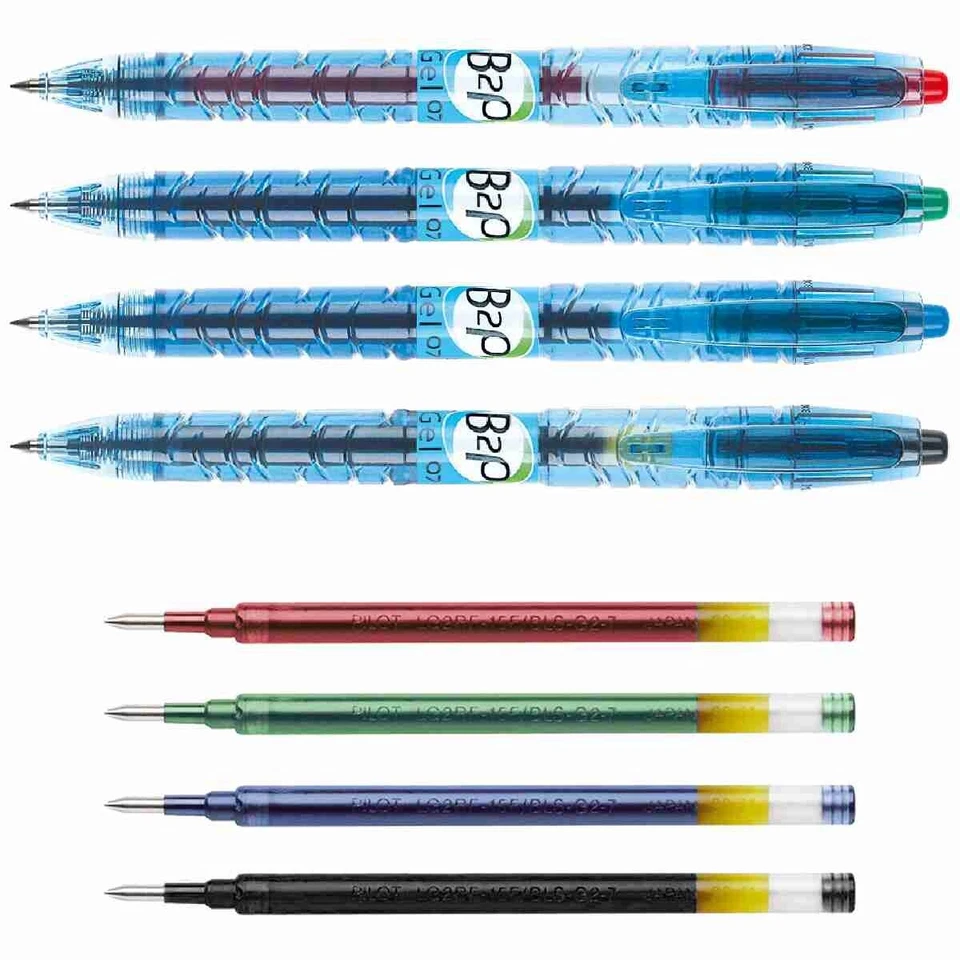 PILOT Gelschreiber | Ersatzmine B2P BEGREEN 0,4mm au BL-B2P-7 [wählbar]