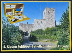 Feldpost-Übung, Karte, Behelfsfiliale, 2025 - Bild 1 von 2