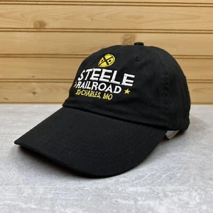 STEELE RAILROAD St. Charles MO Hat Baseball Ball Cap ADJUSTABLE Relaxed Fit - Picture 1 of 10
