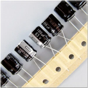 Pana NHG series 100uF/63V100uF 105℃ fever audio capacitor 10X12.5mm - Picture 1 of 2