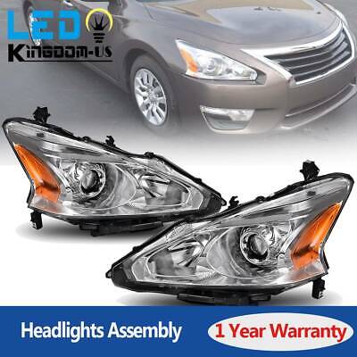 For Nissan Altima 2013 2014 2015 Sedan Headlights Headlamp Assembly LH RH Pair • 159.11$