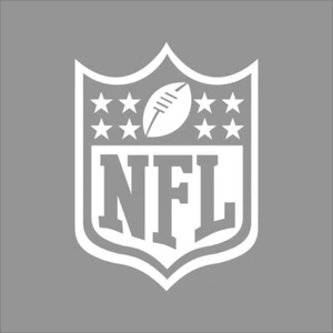 Calcomanía adhesiva de vinilo con logotipo de la NFL de 1 color ventana coche pared - Imagen 1 de 7