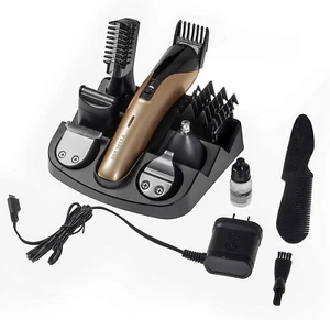 NIKAI 6 in 1 Mens Trimmer Kit Groomer Multi Use Cordless Rechargeable Shaver - Picture 1 of 8