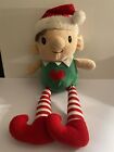 14" cuddles time love heart Christmas pixie elf soft  toy