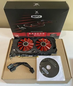 XFX RS Strix Radeon VR Ready RX 570 OC 8GB GDDR5 Graphics Card Gaming - Picture 1 of 7