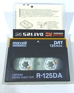 Ein neues Maxell DAT 125 digitales Audioband - R-125DA. - Bild 1 von 6
