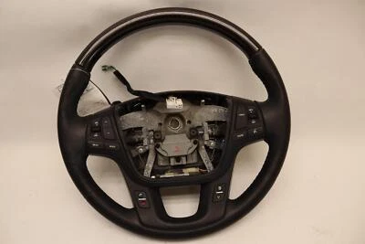 2014-2016 KIA CADENZA STEERING WHEEL LEATHER BLACK W/ MULTIFUNCTION SWITCH OEM - Image 1 of 4