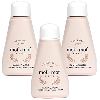 KAMINOMOTO Hair Growth Agent mof･mof 80mL Fragrance-free Gel-Type Lotion × 3 - image 1 of 4