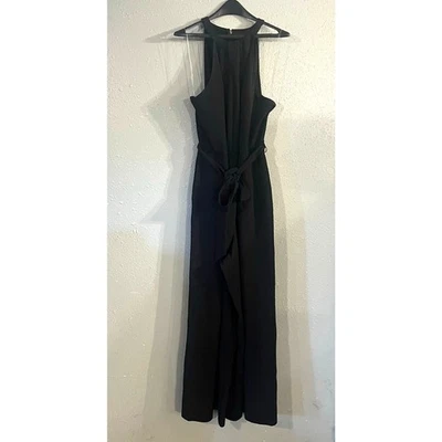 Lane Bryant women’s 22L black Wide Leg Jumpsuit Goth Whimsigoth  old money boho  - Image 1 of 4