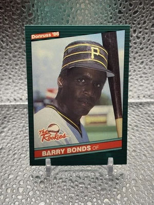 1986 Donruss The Rookies - Barry Bonds #11 (RC) Pittsburgh Pirates - Image 1 of 2