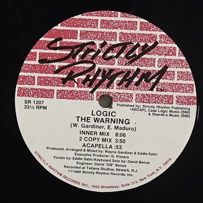 Logic "The Warning" 12" Strictly Rhythm - Image 1 of 2