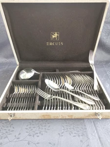 Ercuis Trianon ménagère 37 pièces métal argenté excellent état - Imagen 1 de 18