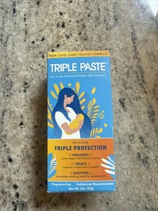 Triple Paste Zinc Oxide Rash Cream Fragrance Free 2 oz. Exp. 12/2028 - Picture 1 of 6