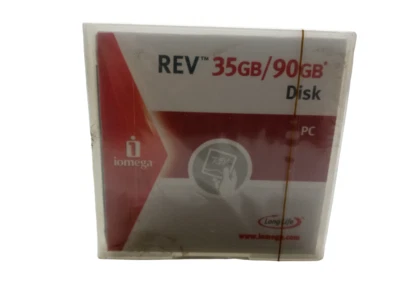 Iomega REV Disk 35GB/90GB DISK  Pc Mac Long Life Factory Sealed - Image 1 of 4
