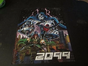 EXTREMELY RARE MARVEL'S 2099 PROMO PRINT WORN BUT AWESOME PAPER PRINT ! - Picture 1 of 9