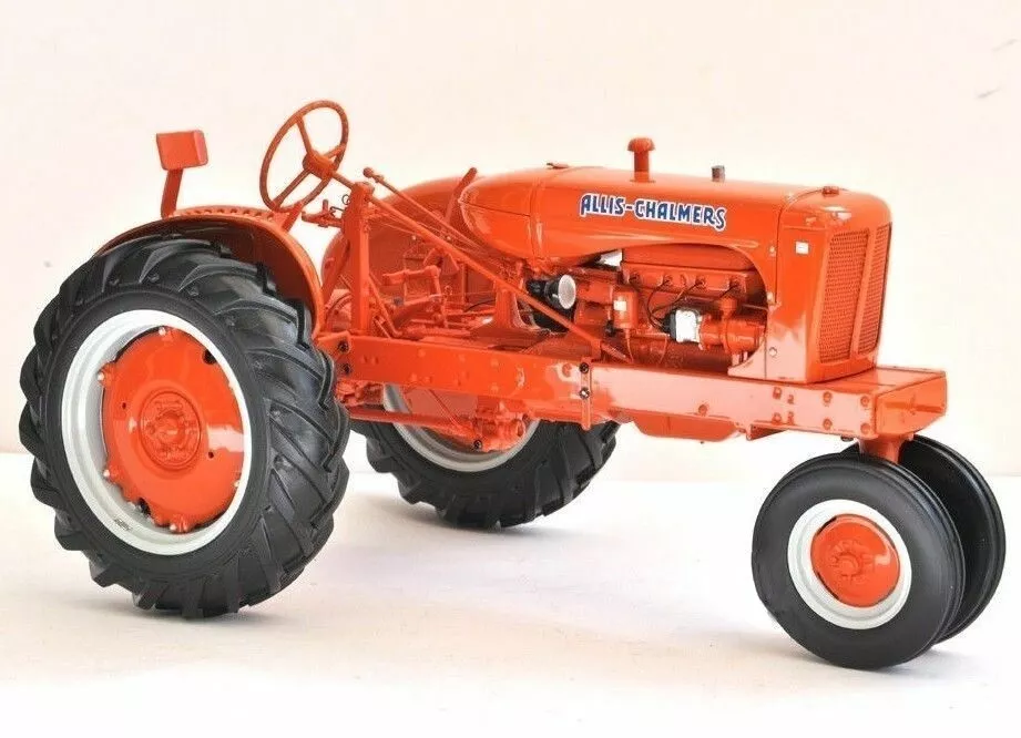Allis Chalmers Farm Tractor 1930s 1940s Vintage Machinery Model Diecast WC Tires - Image 1 of 4