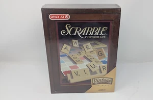 Scrabble Scatola Legno Collezione Gioco Vintage, Bersaglio Esclusivo, Sigillata Nuova - Foto 1 di 4