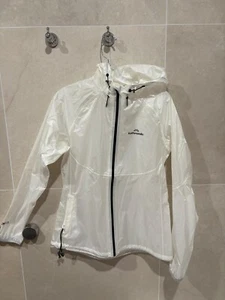 Kathmandu transparent white Zeolite Women's Active Running Jacket sz 10 - Picture 1 of 3