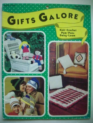Gifts Galore Crochet knitting pattern toys golf covers Christmas fashion decor - Image 1 of 4
