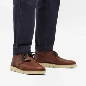 Clarks Originals Desert Boot 2.0 Burgundy Leather Men's Boots Size UK 9 1/2G - Picture 1 of 4