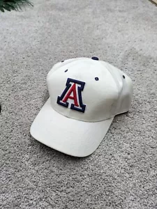 Arizona Wildcats White Vintage Zephyr Wool Hat Cap Logo Fitted 7 1/2 90s Y2K - Picture 1 of 6