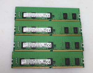LOT 4x 8GB (32GB) SK Hynix HMA81GR7MFR8N-UH T2 BA 2400MHz DDR4 ECC Server RAM - Picture 1 of 2
