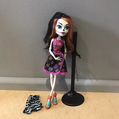 MONSTER HIGH DOLL SKELITA CALAVERAS ART CLASS DAUGHTER OF LOS SKELETOS MATTEL - Image 1 of 4