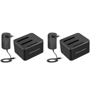 2 PCS Festplattendock Festplattenadapter SSD-Leser Festplattenleser - Afbeelding 1 van 12