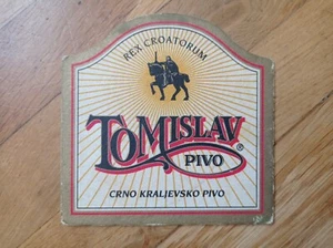Montaña rusa de cerveza croata vintage Tomislav Pivo Zagreb Brewery Croacia #2 - Imagen 1 de 2