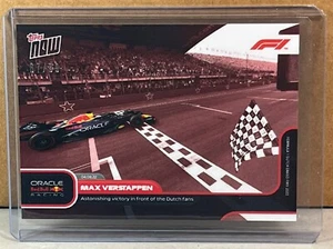 2022 TOPPS NOW FORMULA 1 F1 #53 MAX VERSTAPPEN RED BULL victory Parallel 67/99 - Picture 1 of 3